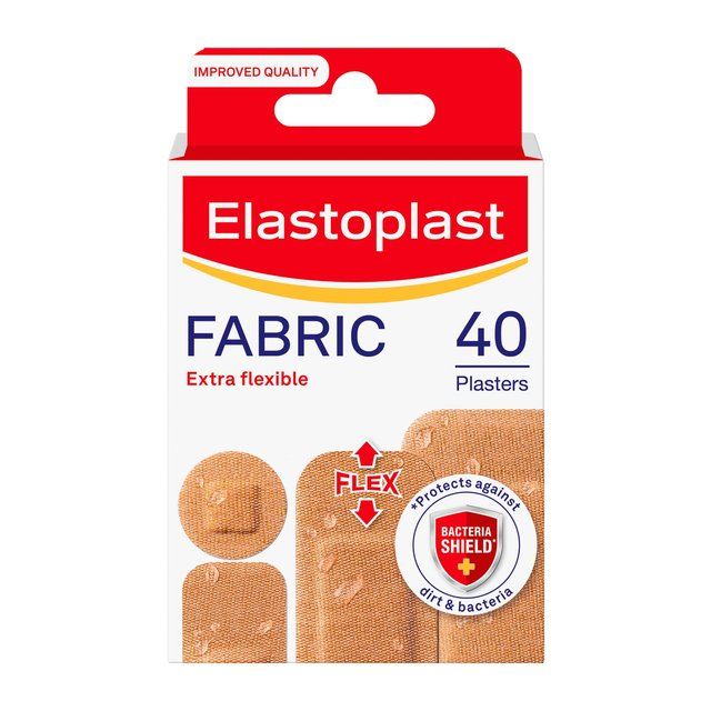 Elastoplast Fabric Plasters Extra Flexible & Breathable   40 per pack GOODS M&S   