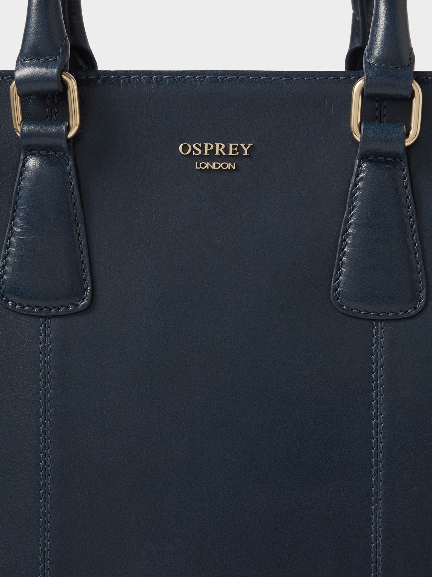 Osprey London Blue Adaline leather work bag, UK version