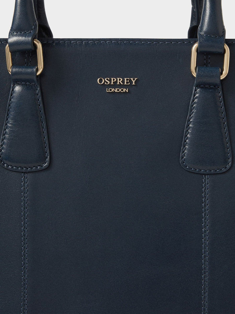 Osprey London Blue Adaline leather work bag, UK version
