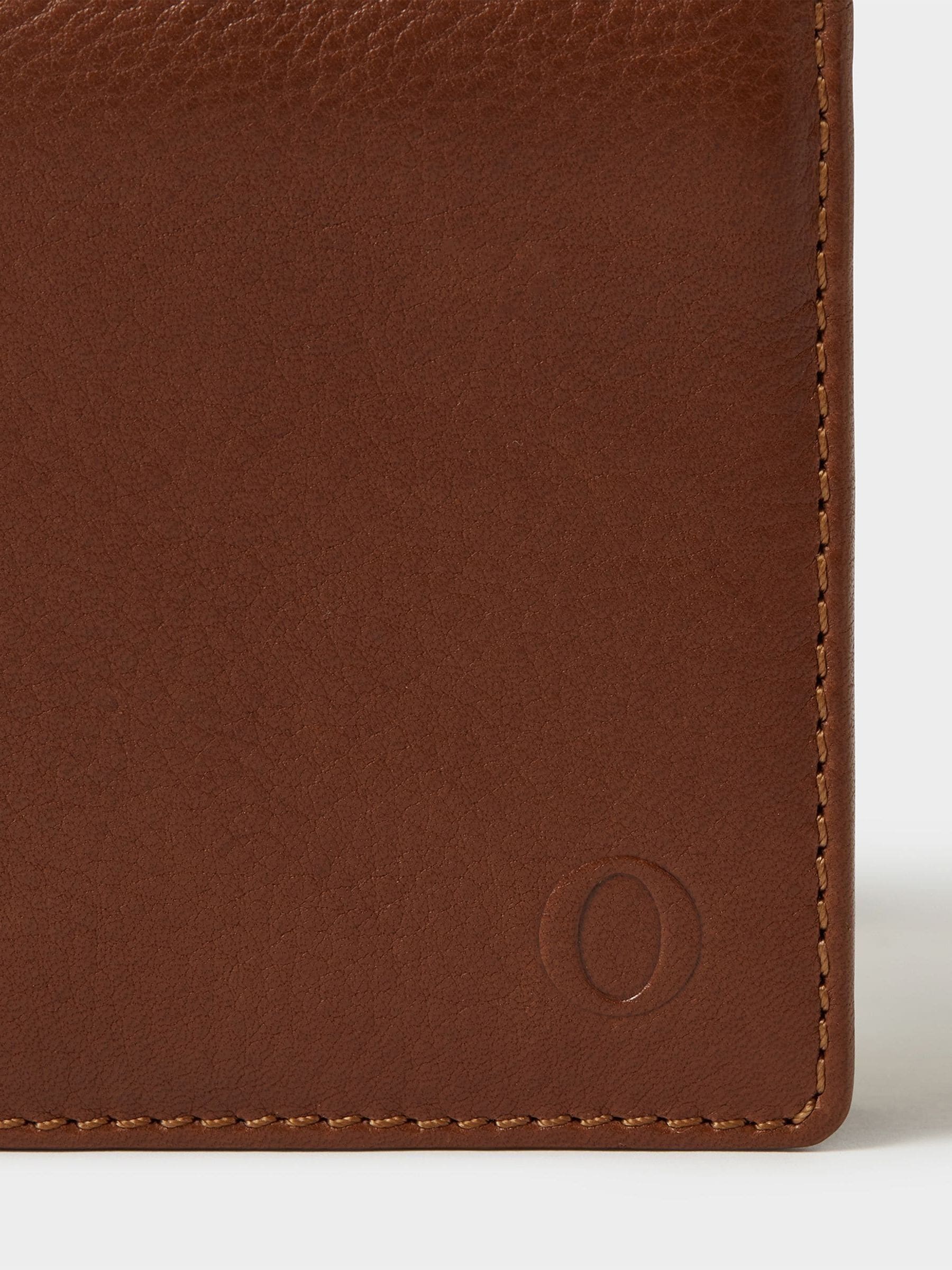 Osprey London brown leather billfold wallet, UK version