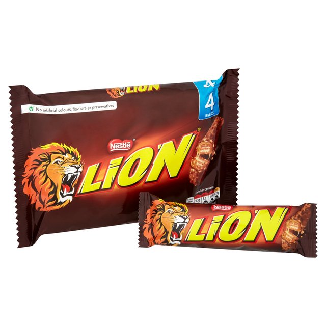 Lion Bars Multipack   4 per pack GOODS M&S   