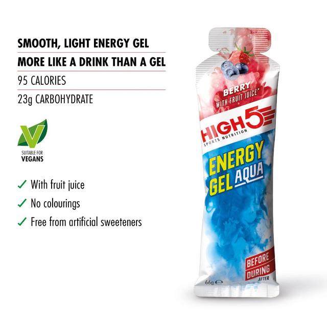 HIGH5 Energy Gel Aqua Berry 66g    66g