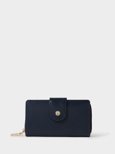 Next Osprey London The Adaline Medium Leather Matinee Purse Blue- Buy online at McGrocer