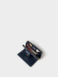 Osprey London blue Adaline medium leather purse (British brand)