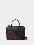 Osprey London Kellie Leather Laptop Bag Brown, UK version