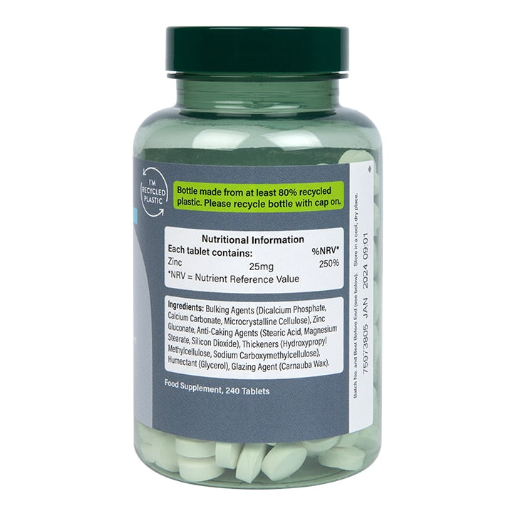 Holland & Barrett Zinc 25mg 240 Tablets GOODS Holland&Barrett   