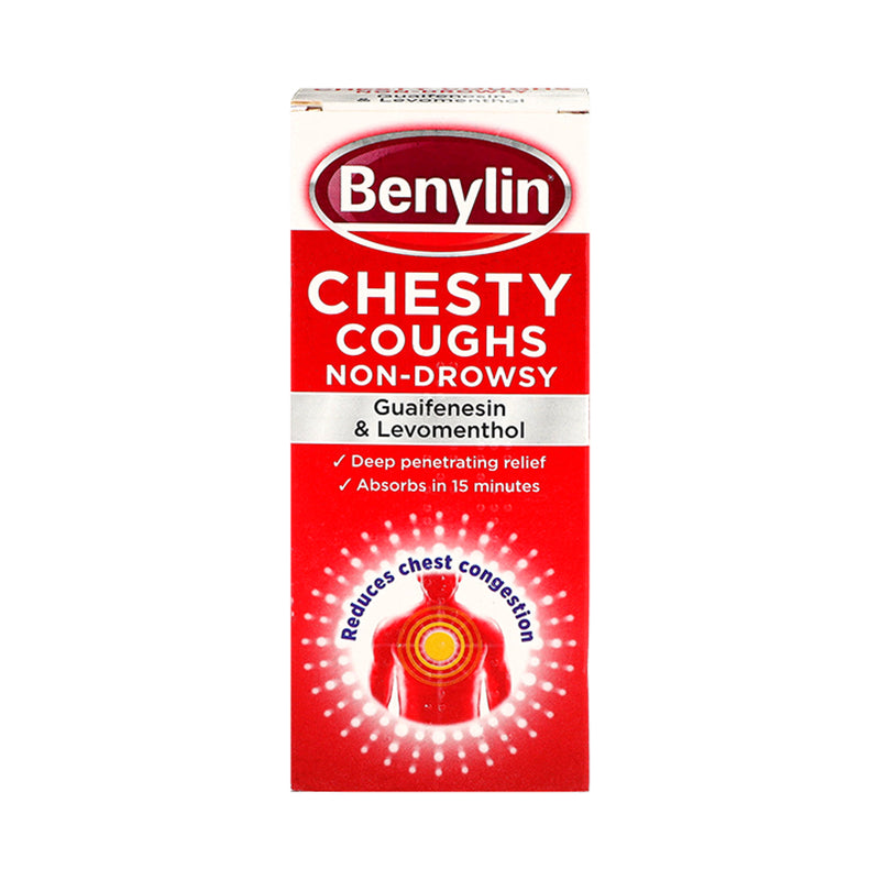 Benylin Chesty Coughs Non-Drowsy Syrup 300ml - British product