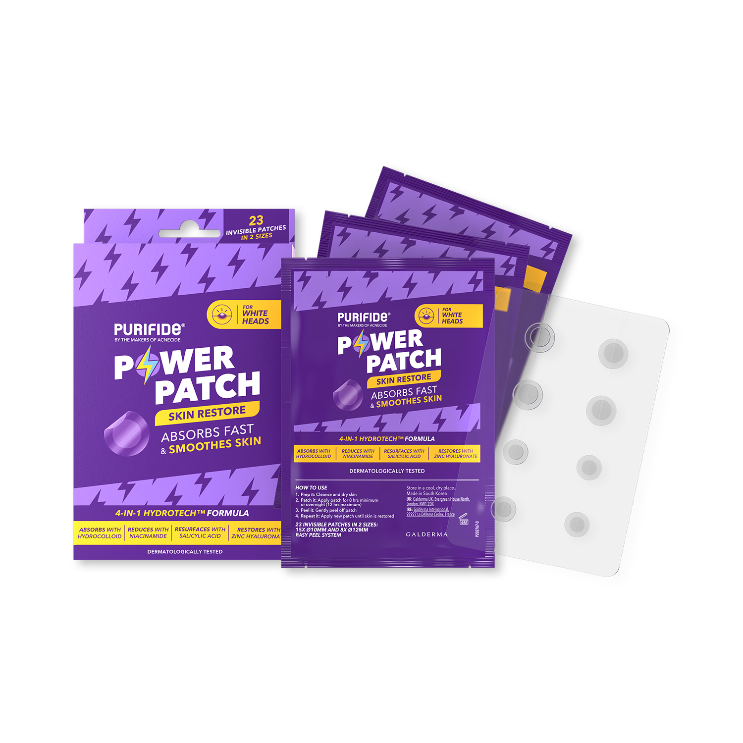 Acnecide Power Pimple Patch 23 count - British product