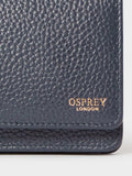 Osprey London blue leather Harper Matinee purse - British product