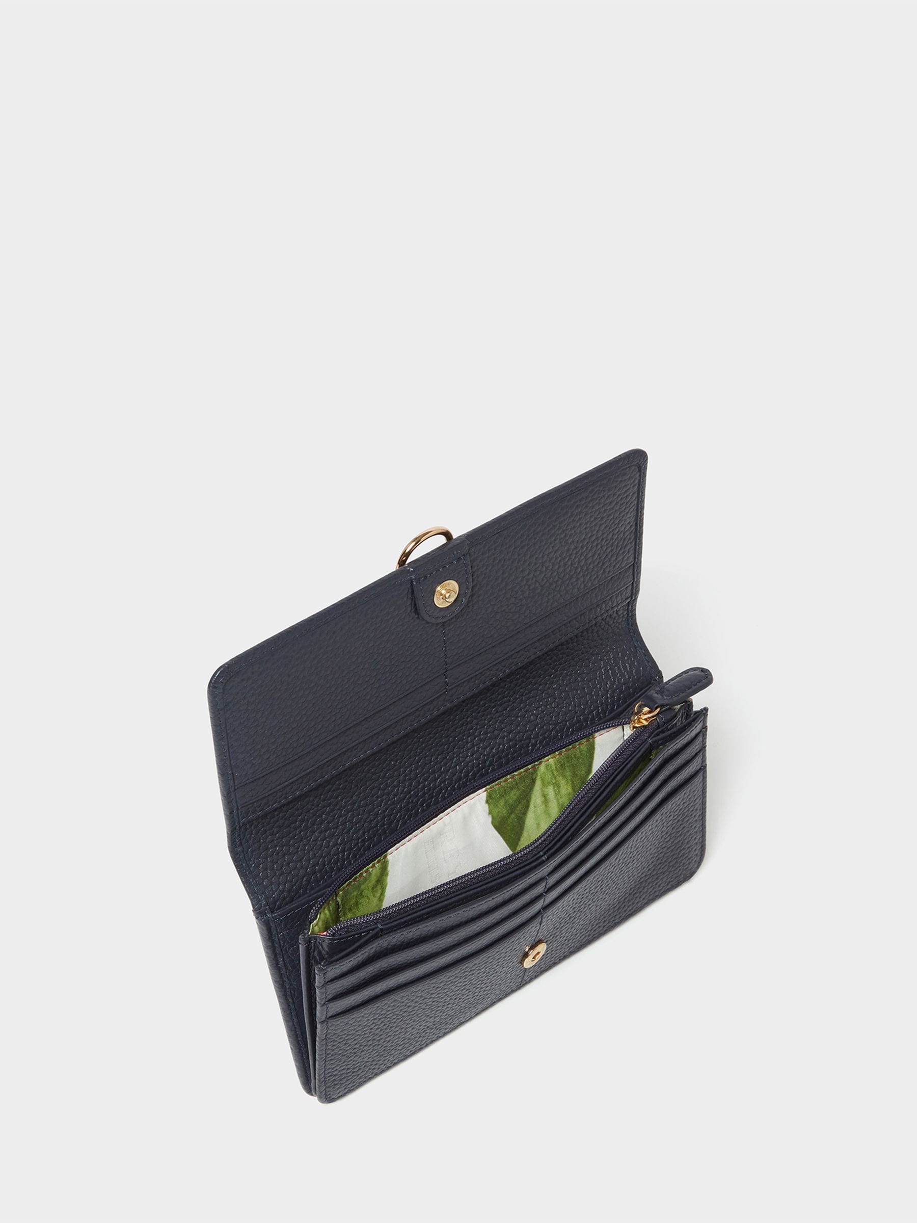 Osprey London blue leather Harper Matinee purse - British product