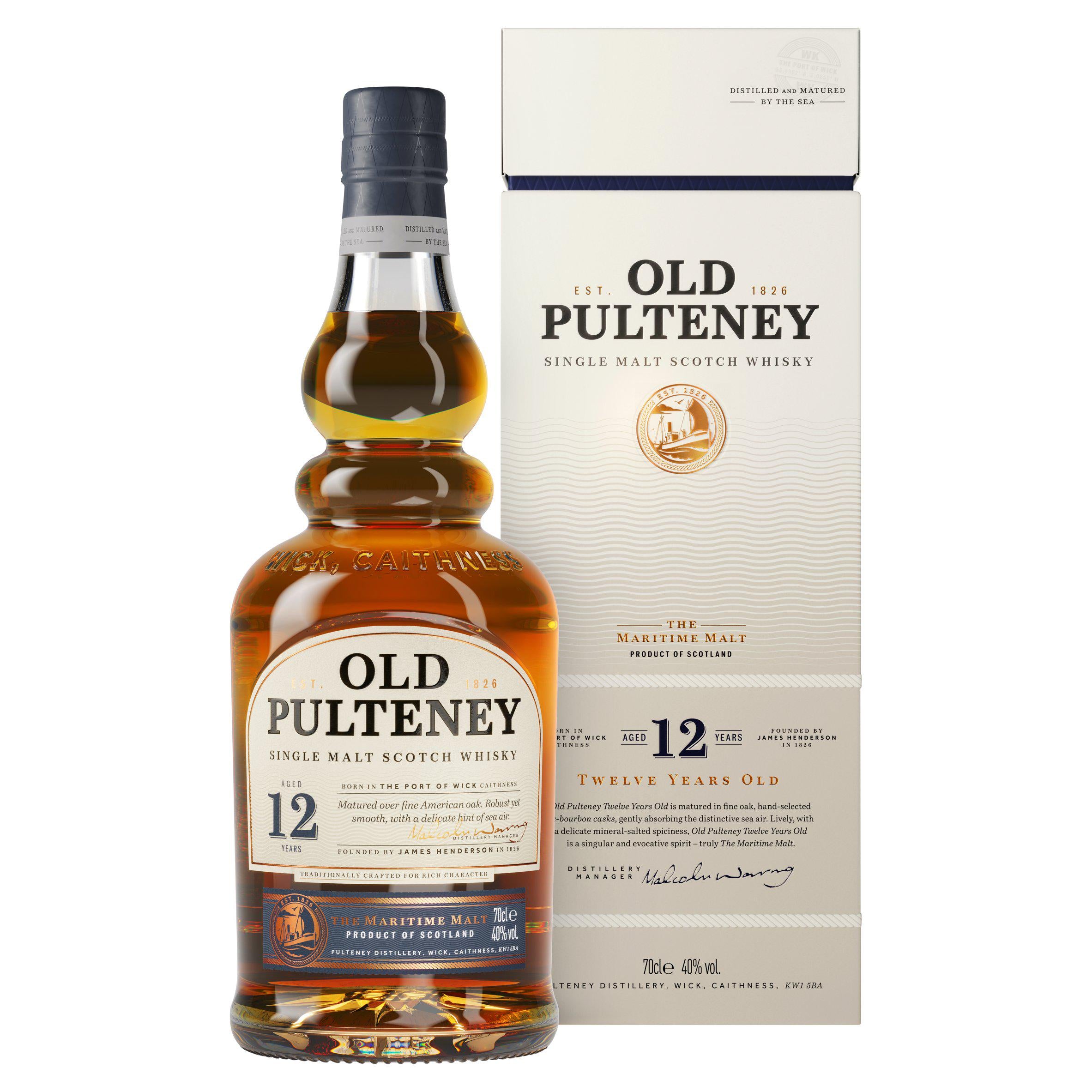 Old Pulteney Twelve Years Old Single Malt Scotch Whisky 70cl All spirits & liqueurs Sainsburys   