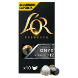 L'OR Onyx Coffee Pods x10 Intensity 12   10 per pack GOODS M&S   