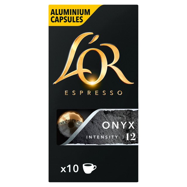 L'OR Onyx Coffee Pods x10 Intensity 12   10 per pack GOODS M&S   