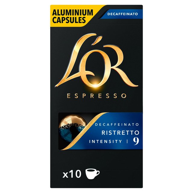 L'OR Ristretto Decaf Coffee Pods x10 Intensity 9   10 per pack GOODS M&S   