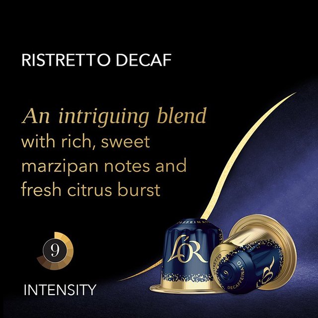 L'OR Ristretto Decaf Coffee Pods x10 Intensity 9   10 per pack GOODS M&S   