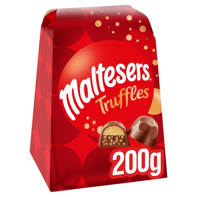 Maltesers Truffles Milk Chocolate Gift Box of Chocolates    200g GOODS M&S   