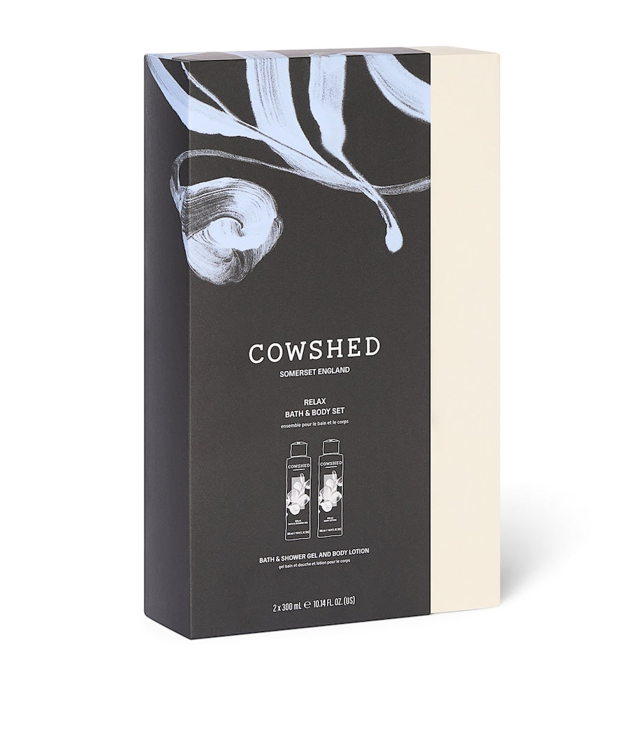 Cowshed Relax gift set 2 x 300ml, imported from the UK