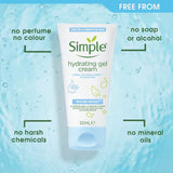 Simple Water Boost Hydrating Gel Cream   50ml GOODS M&S   