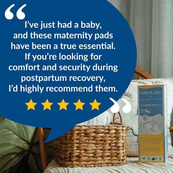 Natracare maternity pads 4 x 10 pack, UK version
