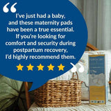 Natracare maternity pads 4 x 10 pack, UK version