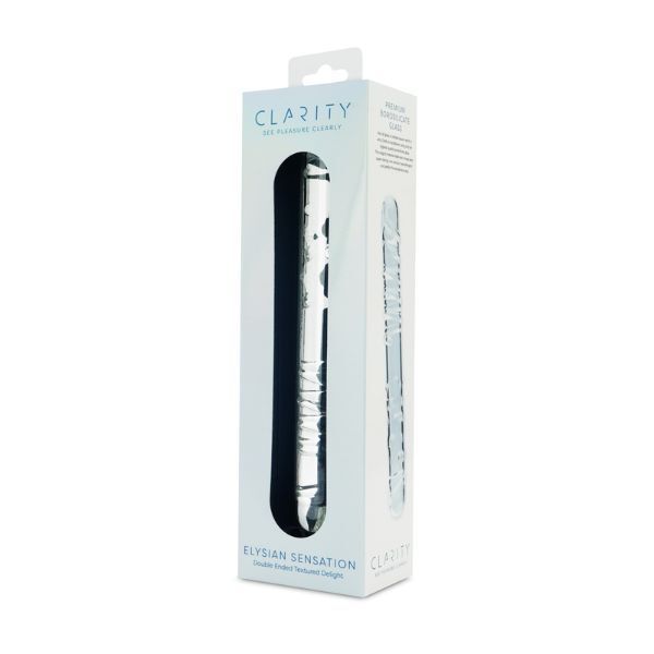 Clarity glass dildo Elysian Sensation 7.1 inches, UK version