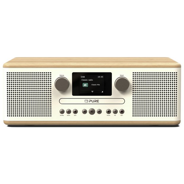 Pure Classic C-D6 DAB+/FM radio Bluetooth Oakwood - British product
