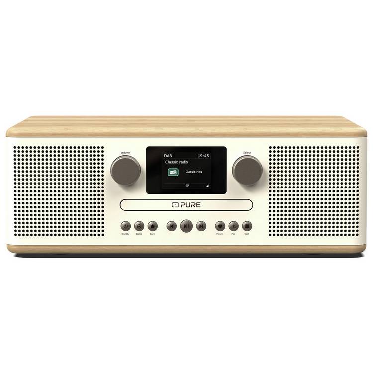 Pure Classic C-D6 DAB+/FM radio Bluetooth Oakwood - British product
