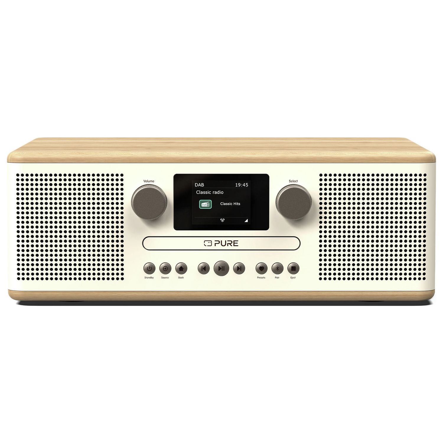 Pure Classic C-D6 DAB+/FM radio Bluetooth Oakwood - British product
