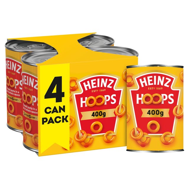 Heinz Spaghetti Hoops   4 x 400g GOODS M&S   