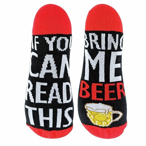 Sock Snob If You Can Read This Bring Me... Socks 6-11 UK GOODS Superdrug Beer  