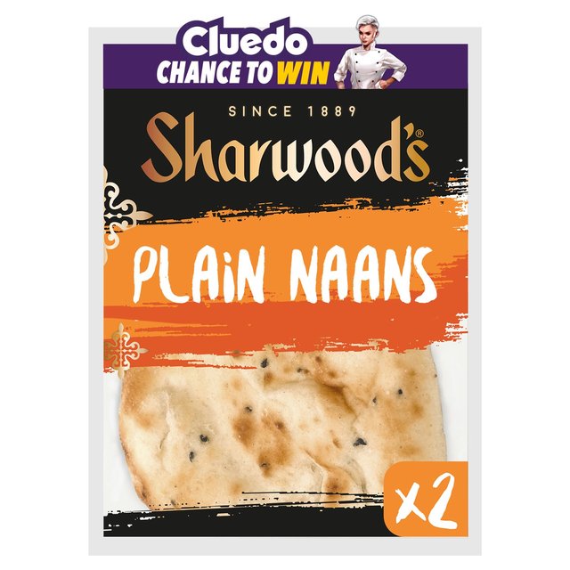 Sharwood's Naans Plain   2 per pack