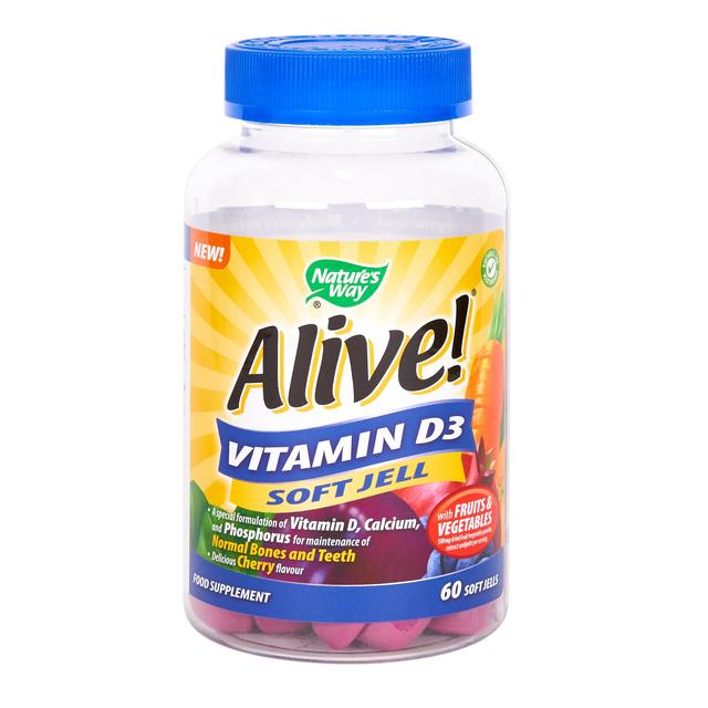 Alive! Vitamin D3 Soft Jell   60 per pack GOODS M&S   