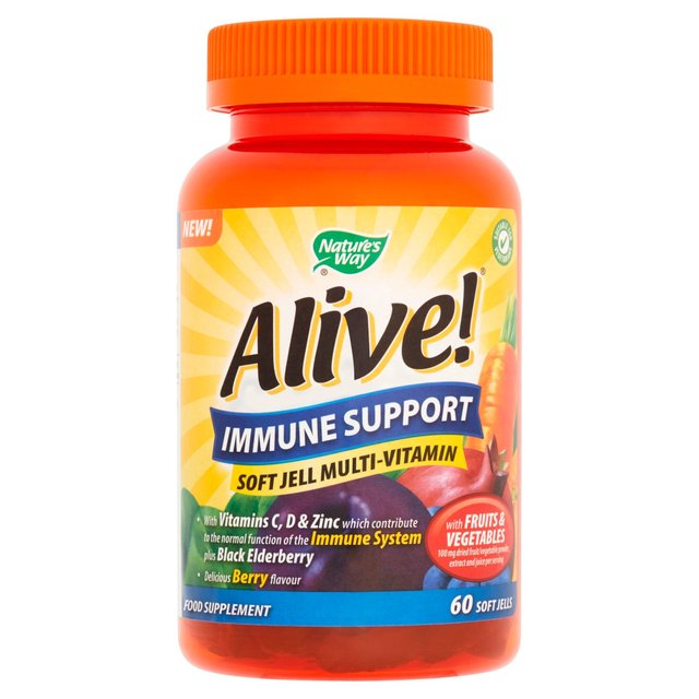 Alive! Immune Support Soft Jell   60 per pack