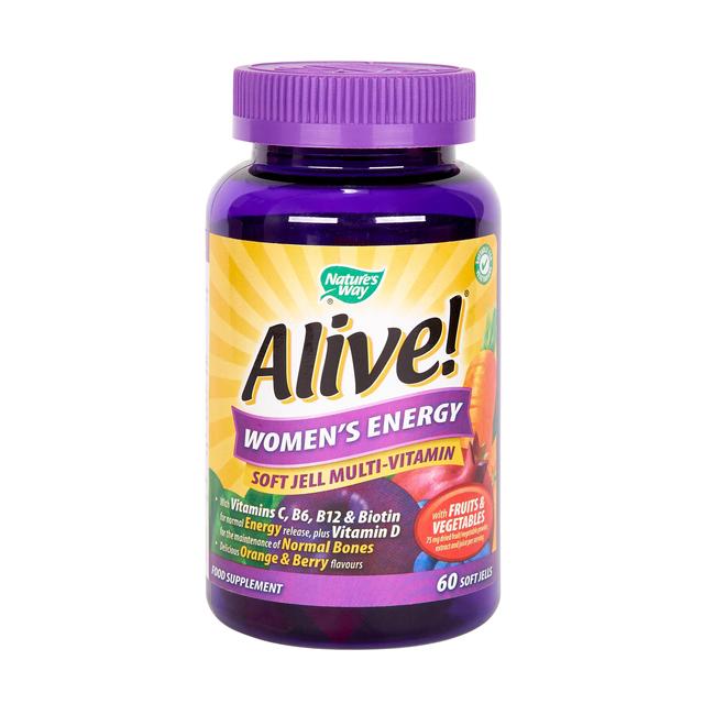 Alive! Women's Energy Soft Jell Multivitamin    60 per pack GOODS M&S   