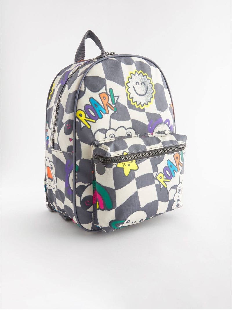 Check Fun Faces backpack for kids, imported from the UK