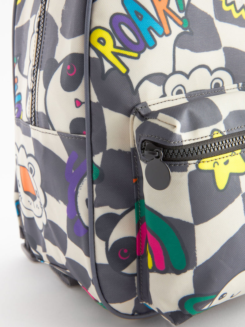Check Fun Faces backpack for kids, imported from the UK