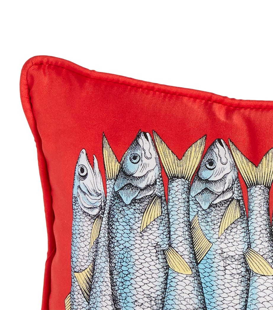 Fornasetti sardine cushion 45cm x 45cm - British product