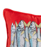 Fornasetti sardine cushion 45cm x 45cm - British product