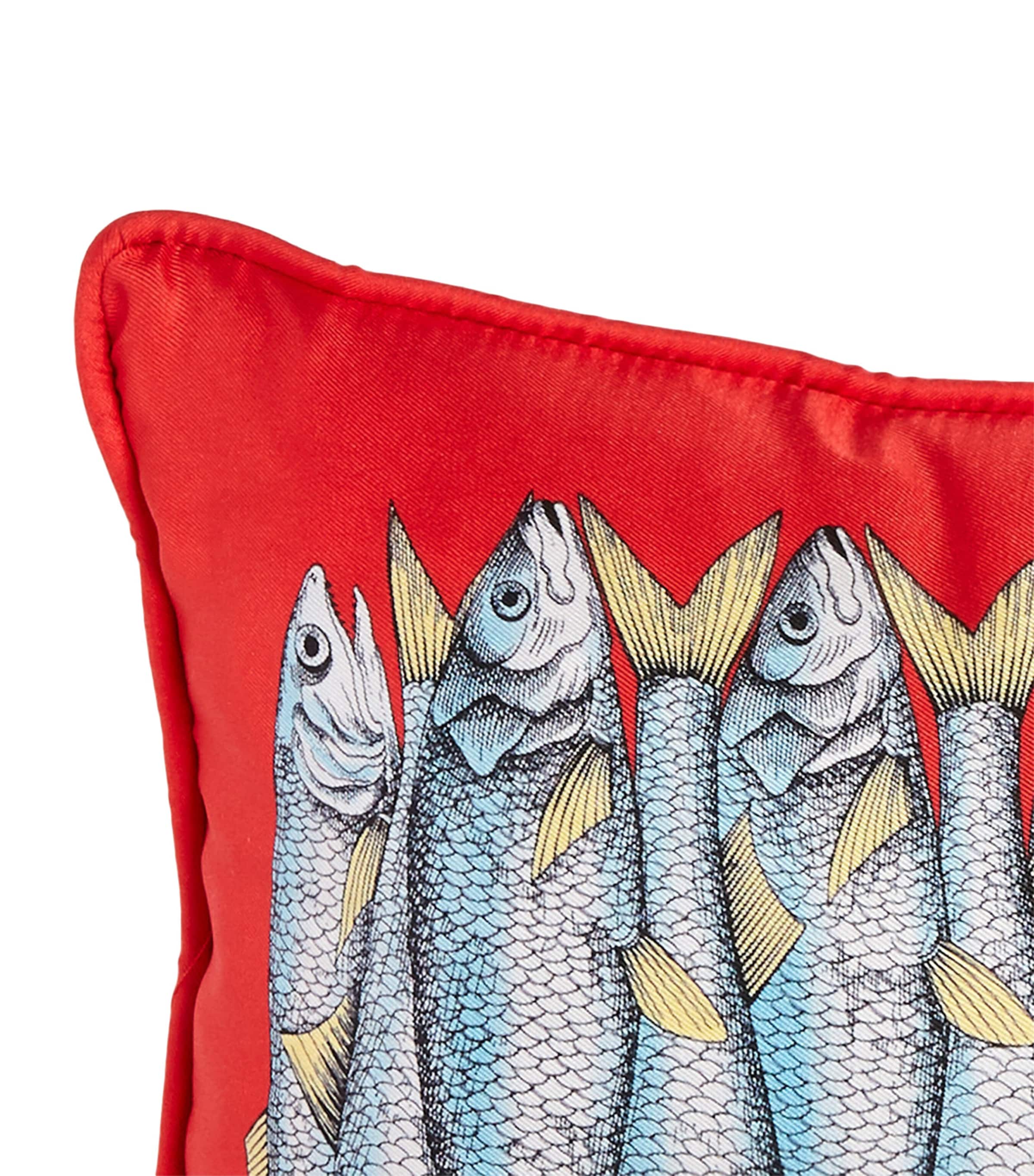 Fornasetti sardine cushion 45cm x 45cm - British product