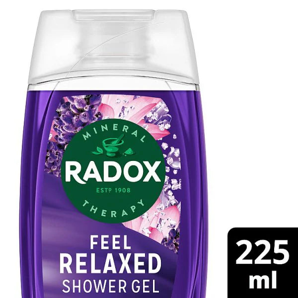 Radox mineral therapy feel relaxed shower gel 225ml - British product