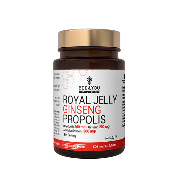 Bee&You Royal Jelly Ginseng Propolis tablets 30g - British product