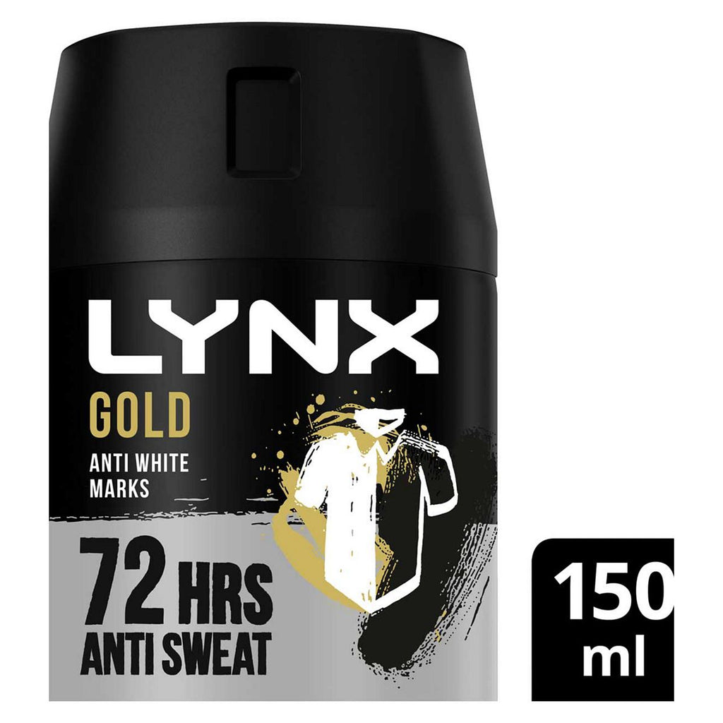 Lynx Men Gold Antiperspirant Deodorant Aerosol 150ml