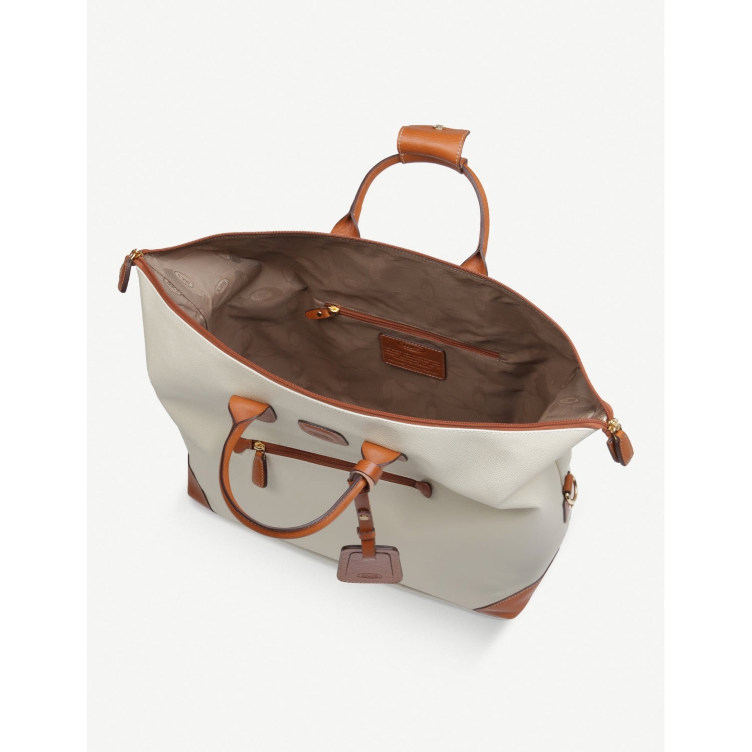 Bric's Firenze small woven holdall in embossed PVC - British product