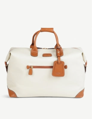 Bric's Firenze small woven holdall in embossed PVC - British product