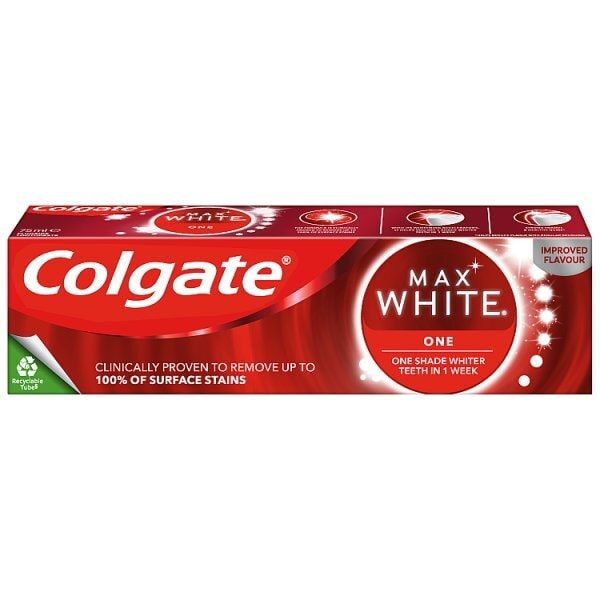 Colgate Max White One Whitening Toothpaste 75ml GOODS Superdrug   