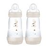 MAM Colours of Nature Anti Colic Self Sterilising Bottle 260ml - 2 Pack Toys & Kid's Zone Boots   