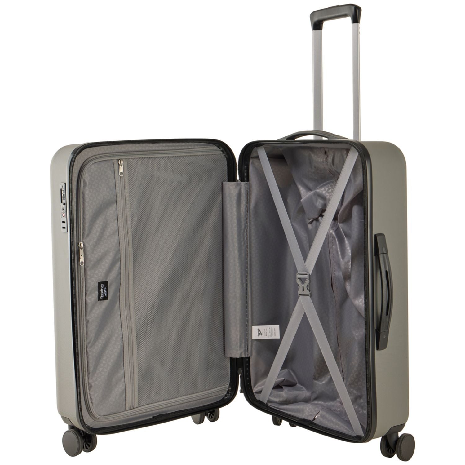 Reebok Ogle hard trolley case with eight wheels - British product