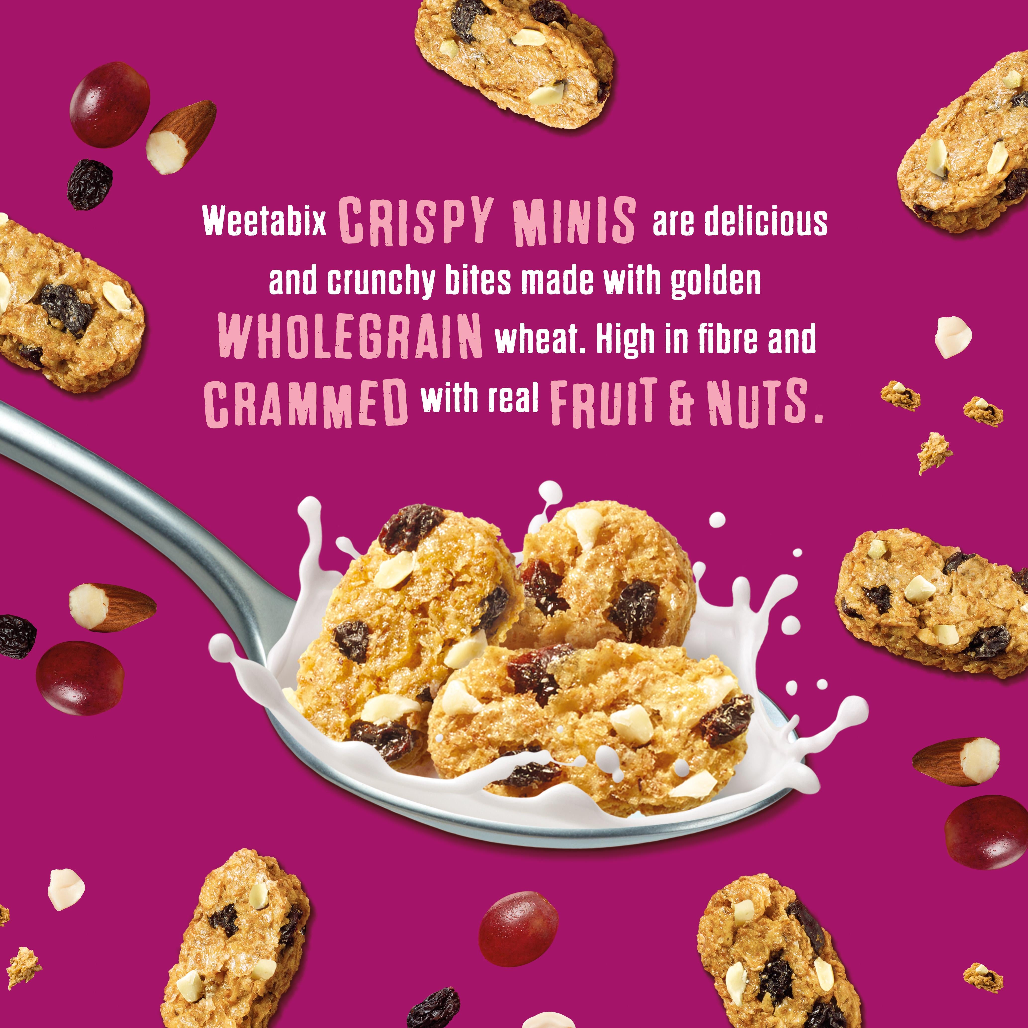 Weetabix Crispy Minis Fruit & Nut cereal 500g (British brand)