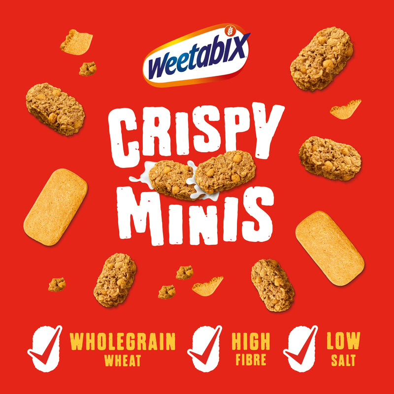 Weetabix Crispy Minis Caramelised breakfast cereal 500g (British brand)
