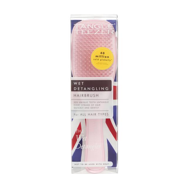 Tangle Teezer The Wet Detangler Hairbrush Millennial Pink GOODS M&S   